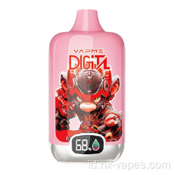 Vapme digital 12000 puffs vape sekali pakai